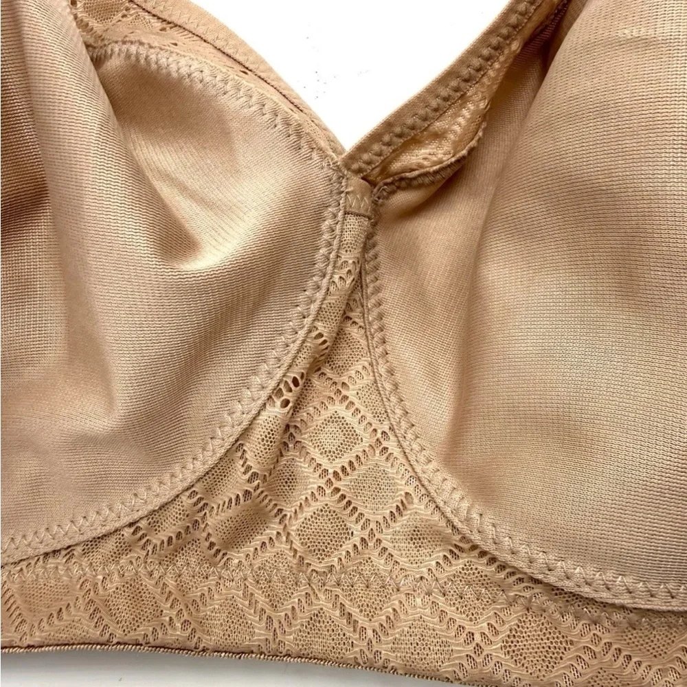 Glamorise MagicLift Seamless Support T-Shirt Bra 38C Cafe